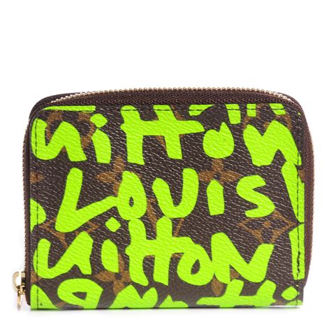 LOUIS VUITTON Monogram Graffiti Zippy Coin Purse Wallet 